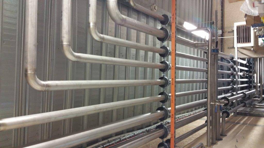 Tuyauterie industrielle en inox à Agadir